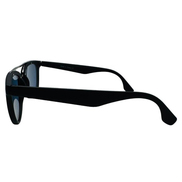 7037 | Black Browline Sunglasses - Picture 3 of 5